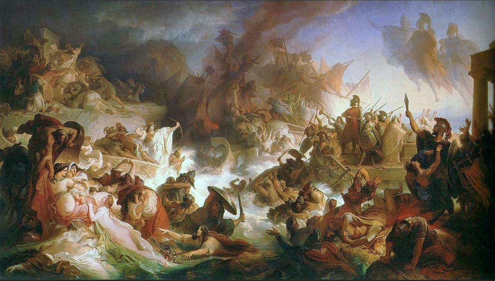 Bataille de Salamine : victoire navale des Grecs sur les Perses