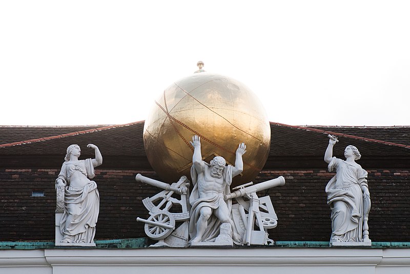 Atlas portant le monde - Palais de la Hofburg, Vienne