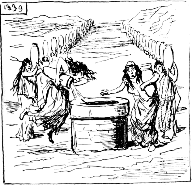 Caricature du Charivari - Danaïdes - 1877