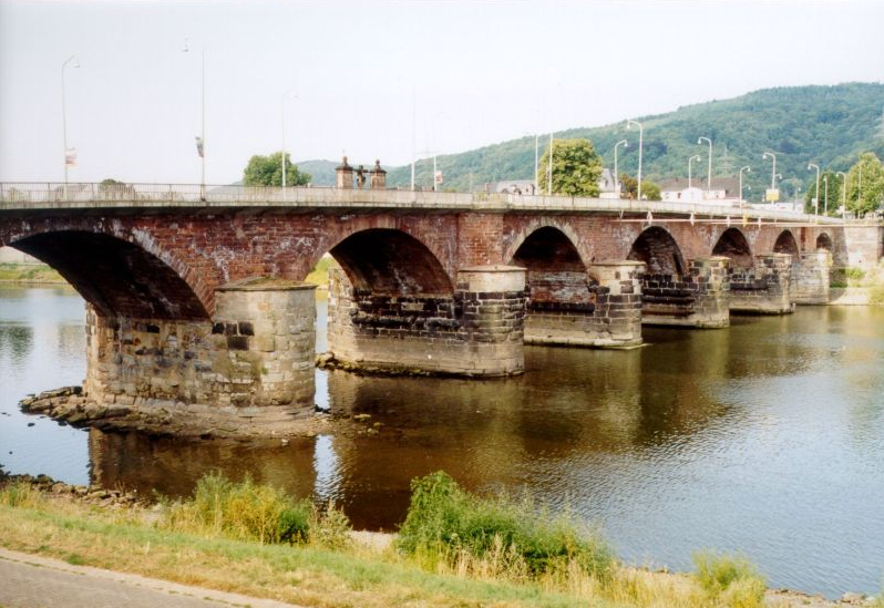 Trèves, le Pont romain sur la Moselle