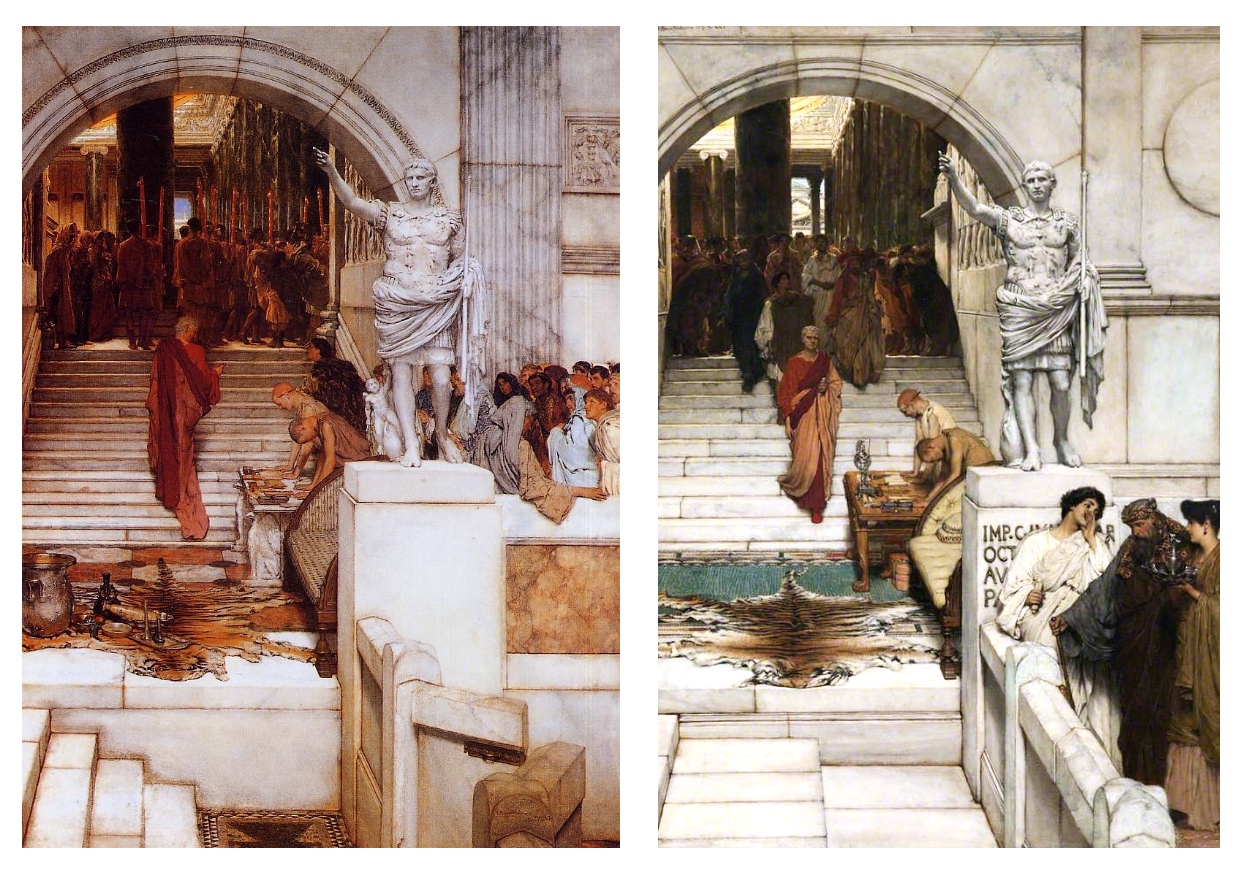 Auguste Prima Porta jeu Alma-Tadema