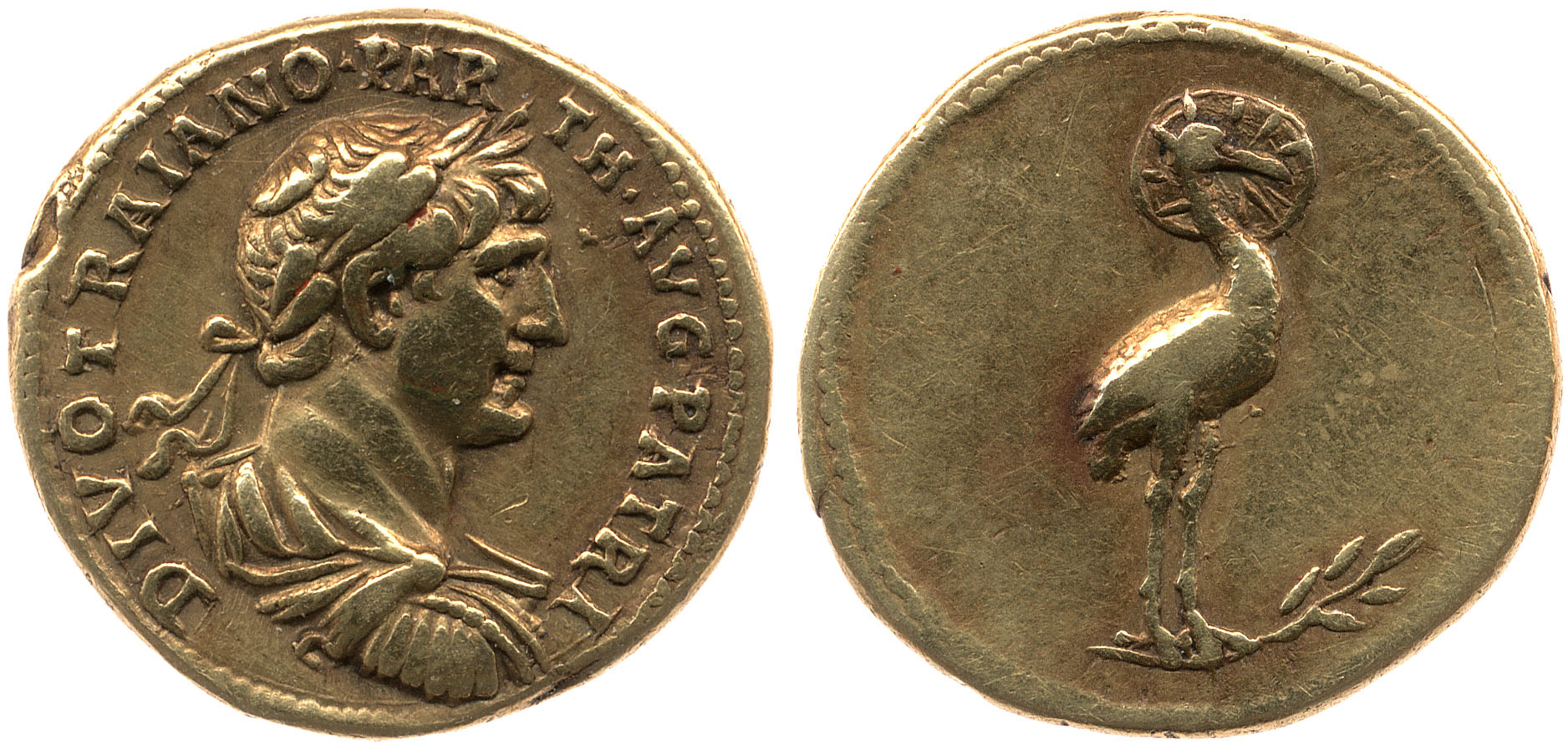 Monnaie au phénix de l'empereur Hadrien