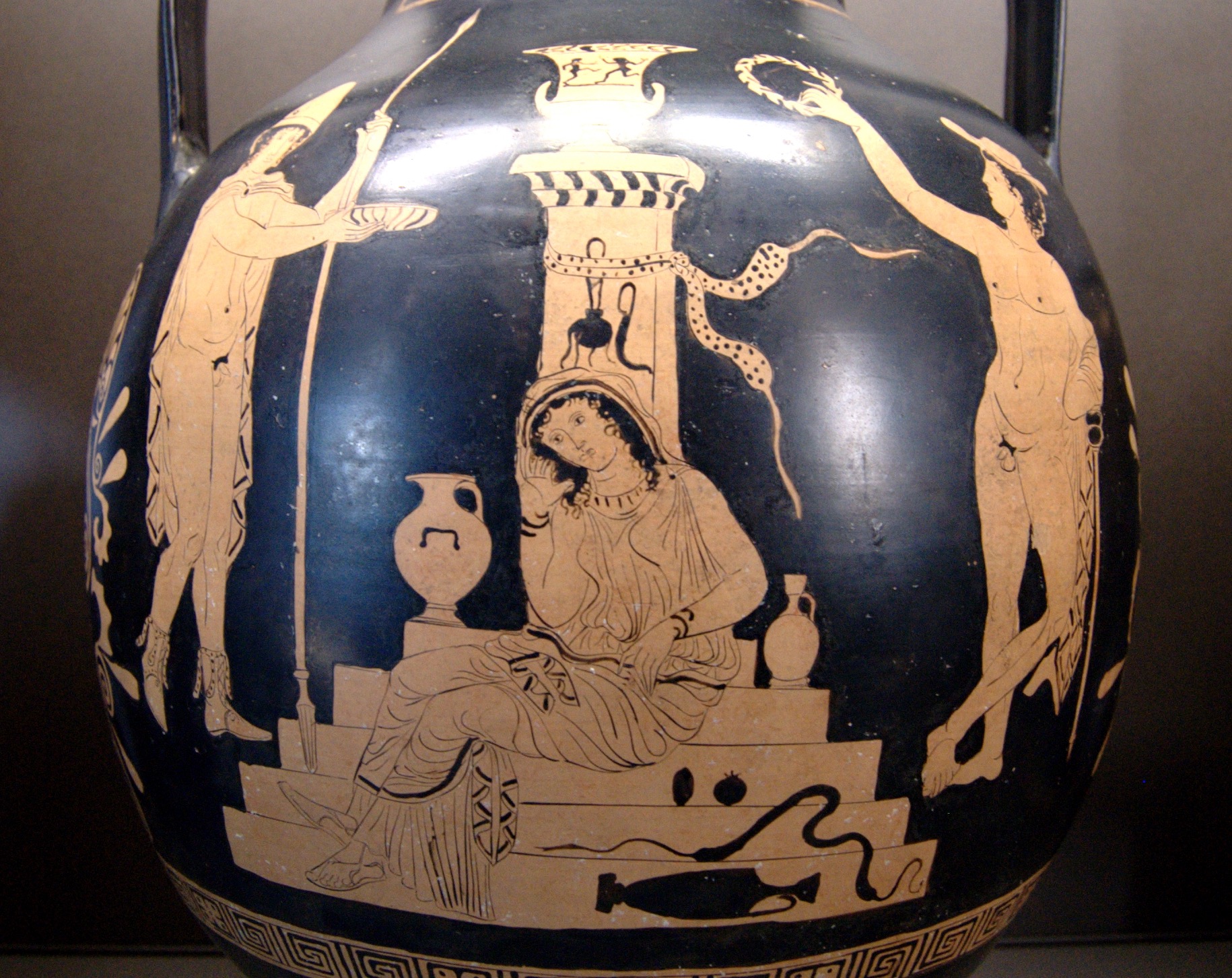 ​Électre, Oreste et Pylade devant la tombe d'Agamemnon