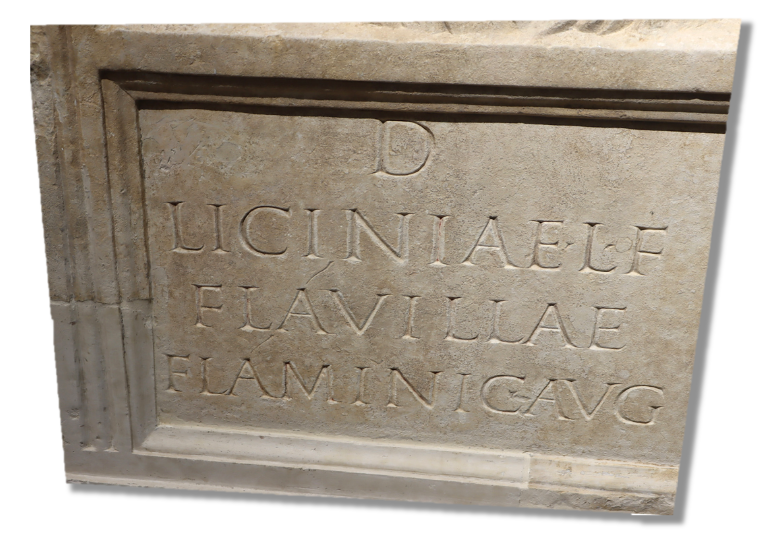 Stèle Licinia inscription 1
