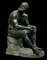Pugiliste au repos Bronze -1er s. av. J.-C. Rome