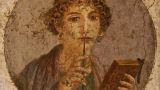 Portrait d'une jeune femme cultivée, Fresque de Pompéi - Maison Regio VI, Ier siècle après J.-C., Musée archéologique de Naples, © Blandine Hombourger