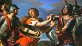 Hersilie séparant Tatous et Romulus - Le Guerchin