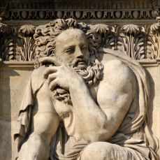 Archimède, cour carrée du Louvre