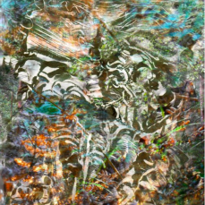 Composition numérique sur palette graphique 3