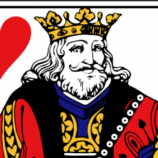 Carte roi de coeur