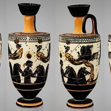 Lécythe Héraclès et Hélios