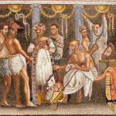 Maison Poète tragique mosaïque