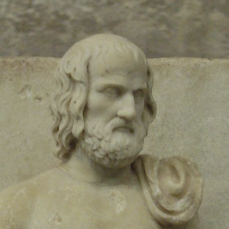 Statue d'Euripide, Musée du Louvre