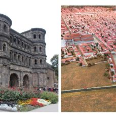Trèves, Porta Nigra et maquette