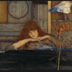 Fernand Khnopff, Lock My Door upon Myself, 1891