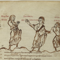 Phormion page manuscrit partie supérieure