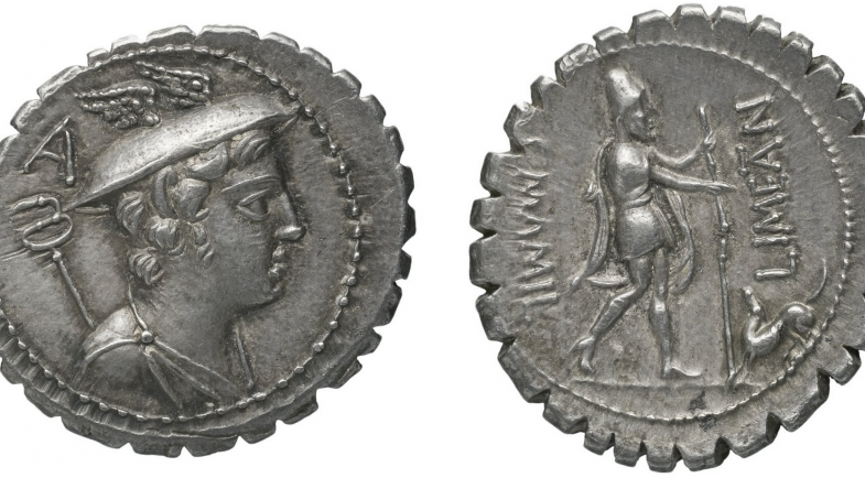 Denier romain - Ulysse et Argos