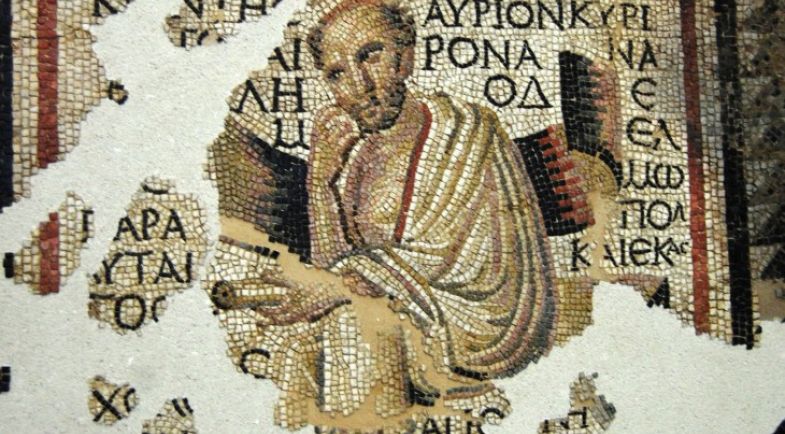 Mosaïque des auteurs grecs d'Autun