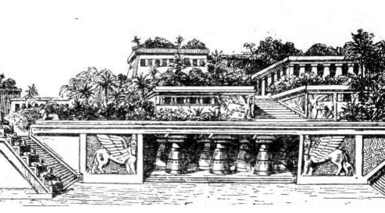 jardins suspendus Babylone
