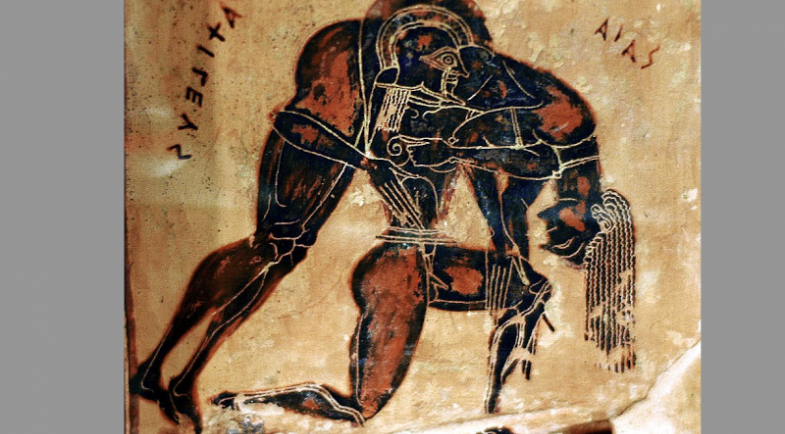 Ajax portant le corps d'Achille